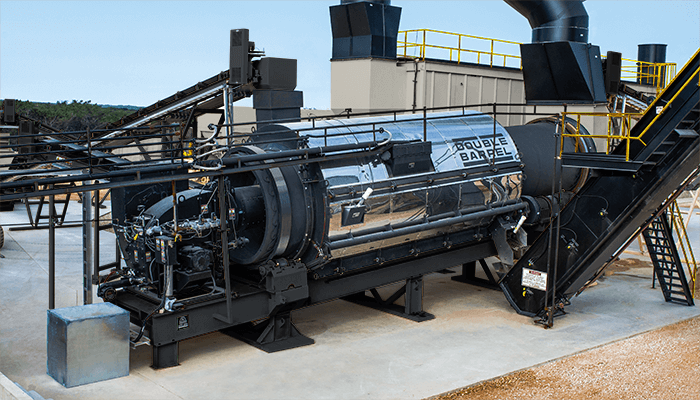 Astec Double Barrel Drum Aggregate Dryer and Asphalt Mixer