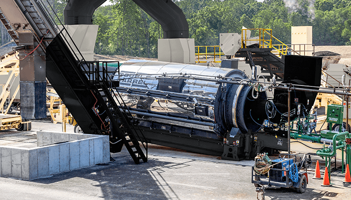 Astec Double Barrel Drum Aggregate Dryer and Asphalt Mixer