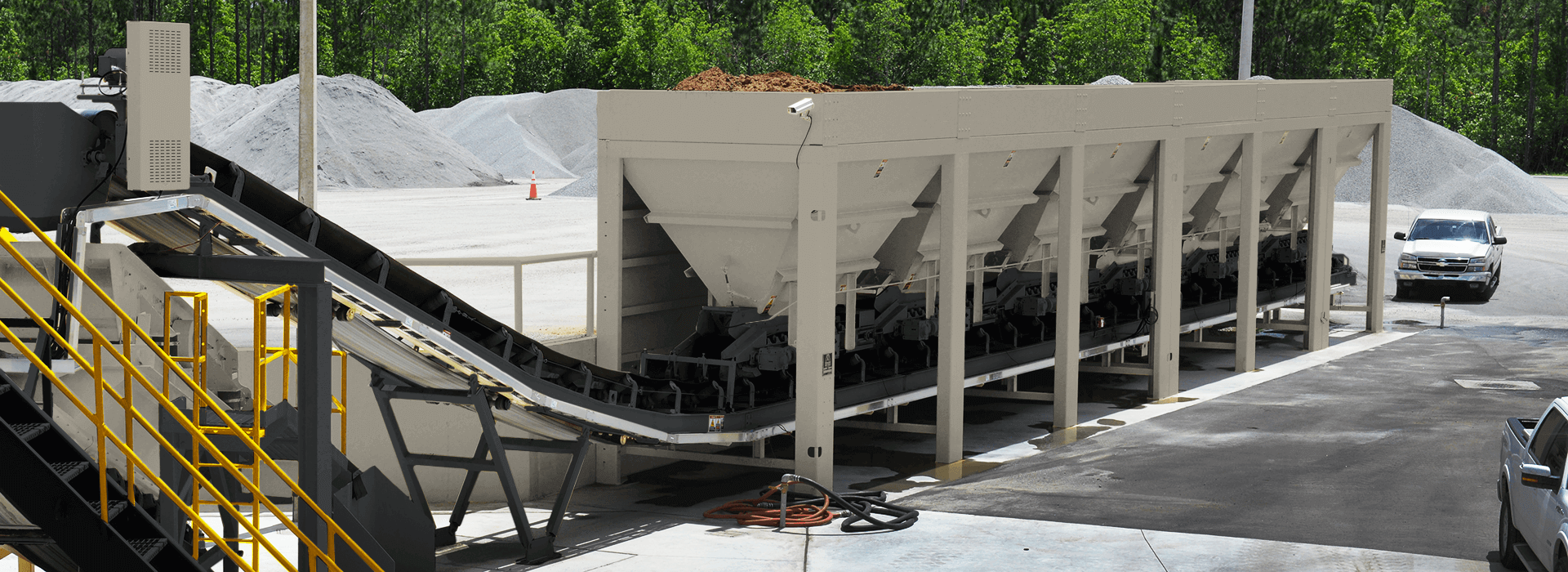 Astec Cold Feed Aggregate Bins