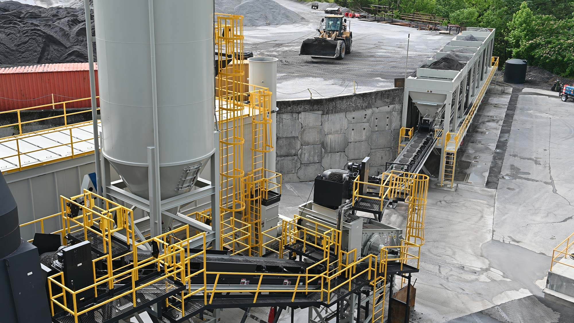 Astec Asphalt Plant Cold Feed Bins Conveyor