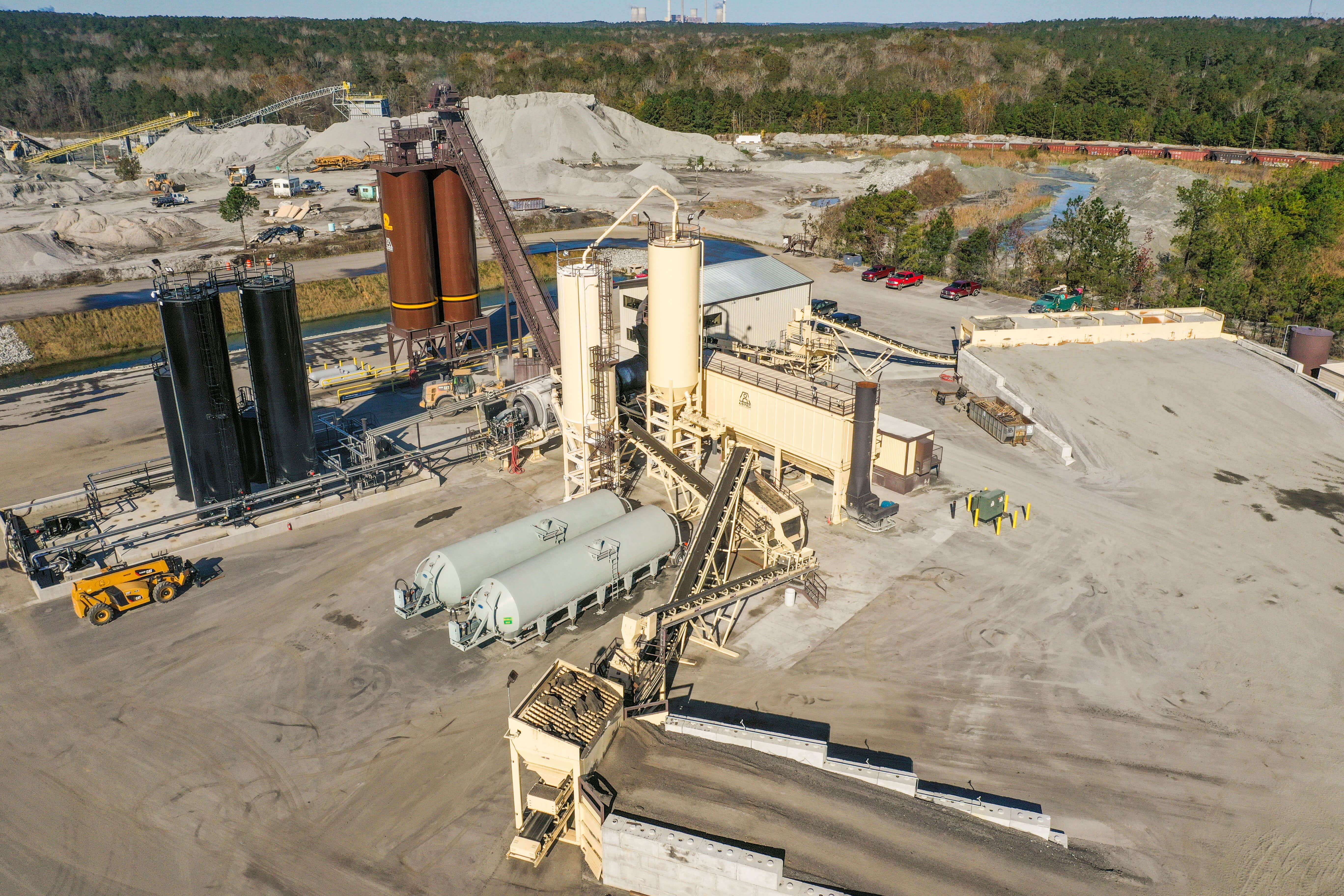 C.W. Matthews Astec asphalt plant in Macon, GA