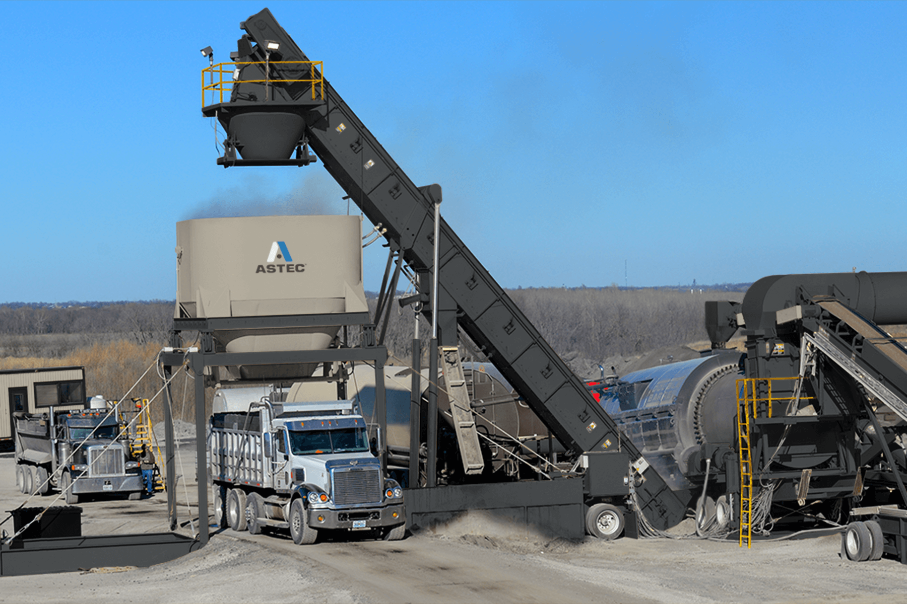 Astec Six Pack SEB for portable asphalt plants