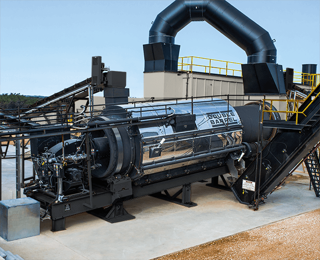 Astec Double Barrel Drum