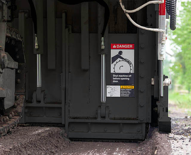 Roadtec Cold Planer Variable Cutter System