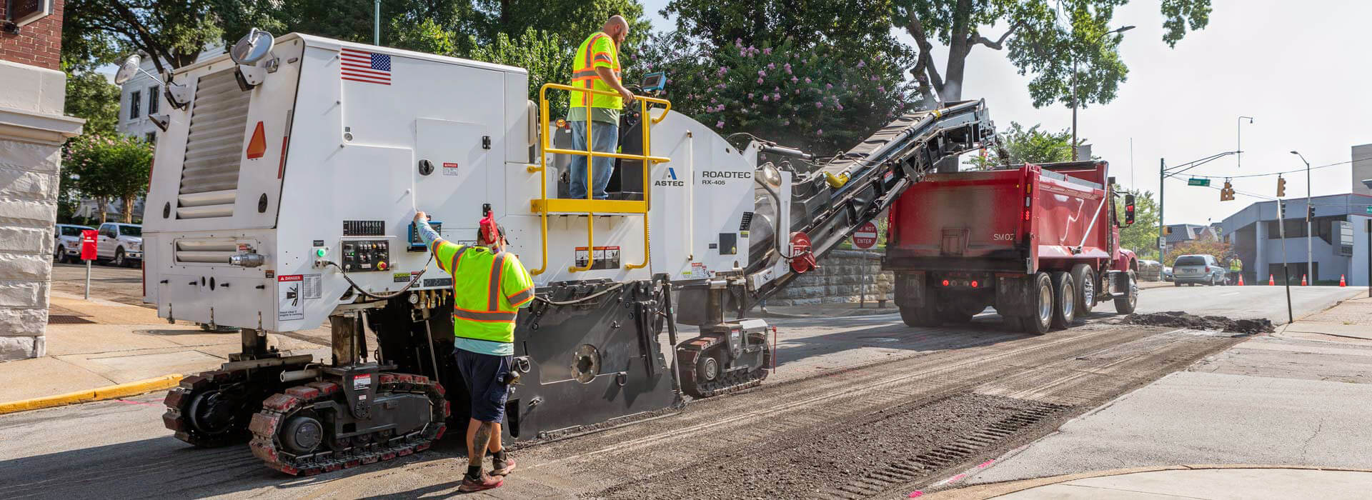 Roadtec RX-405 Cold Planer Banner