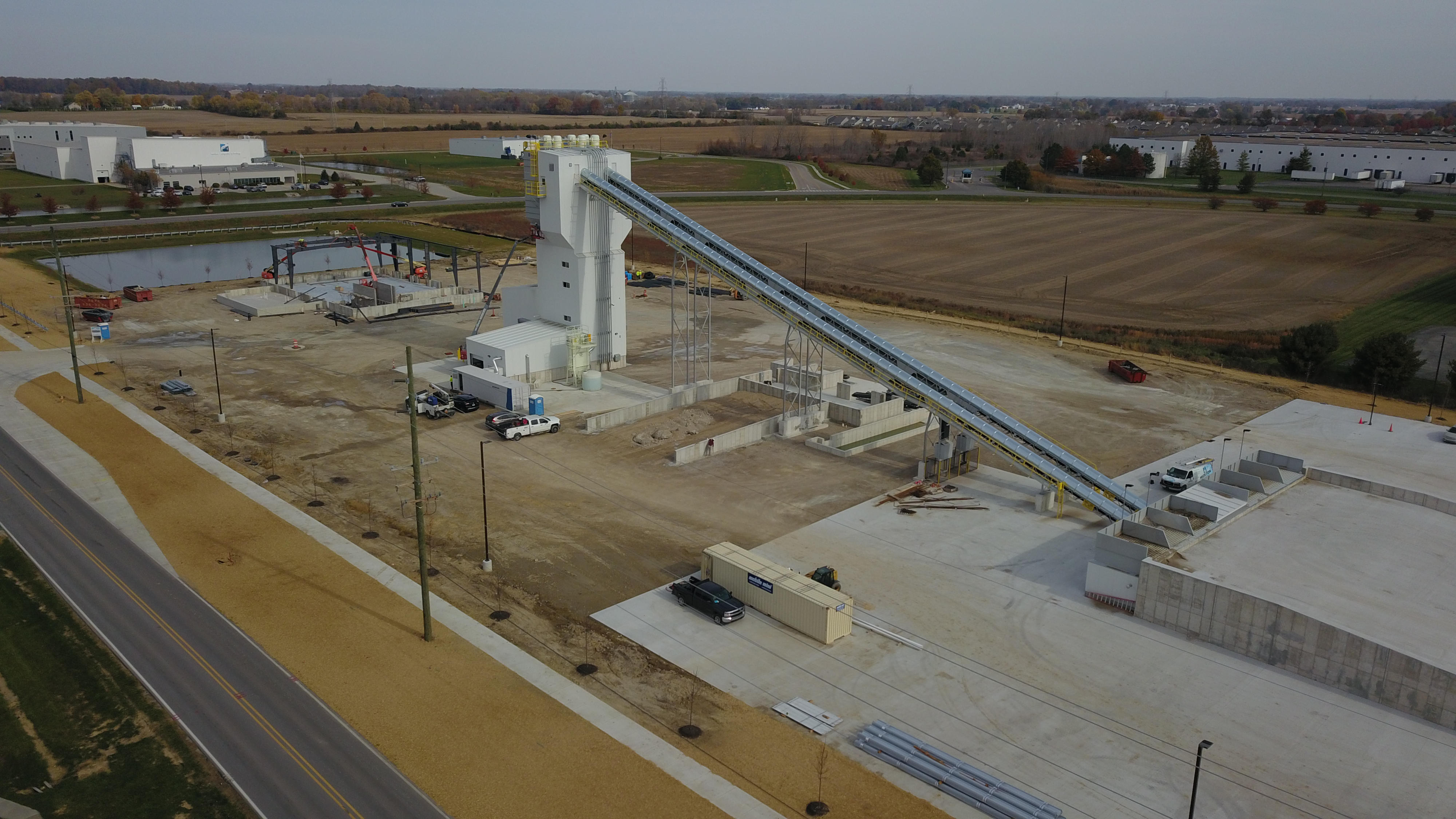 Shelby Materials_Astec BMH Custom Concrete Batch Plant Aerial