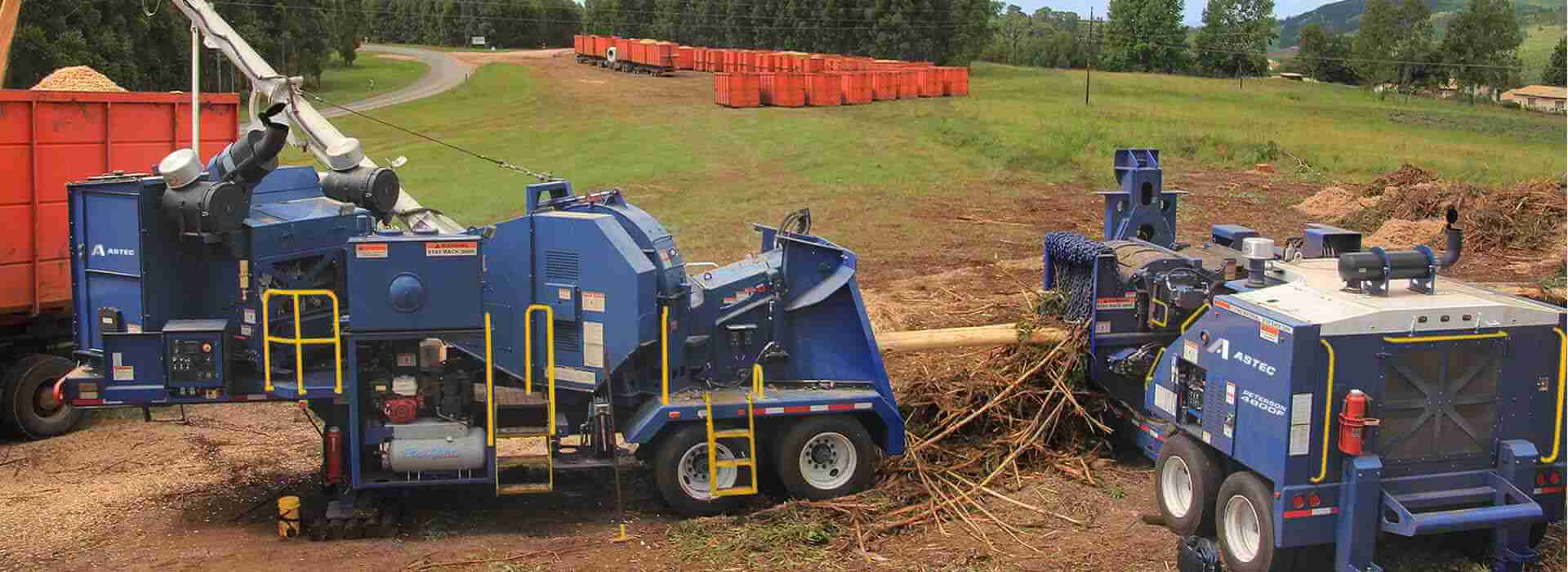 Peterson 4800F Chain Flail Debarker