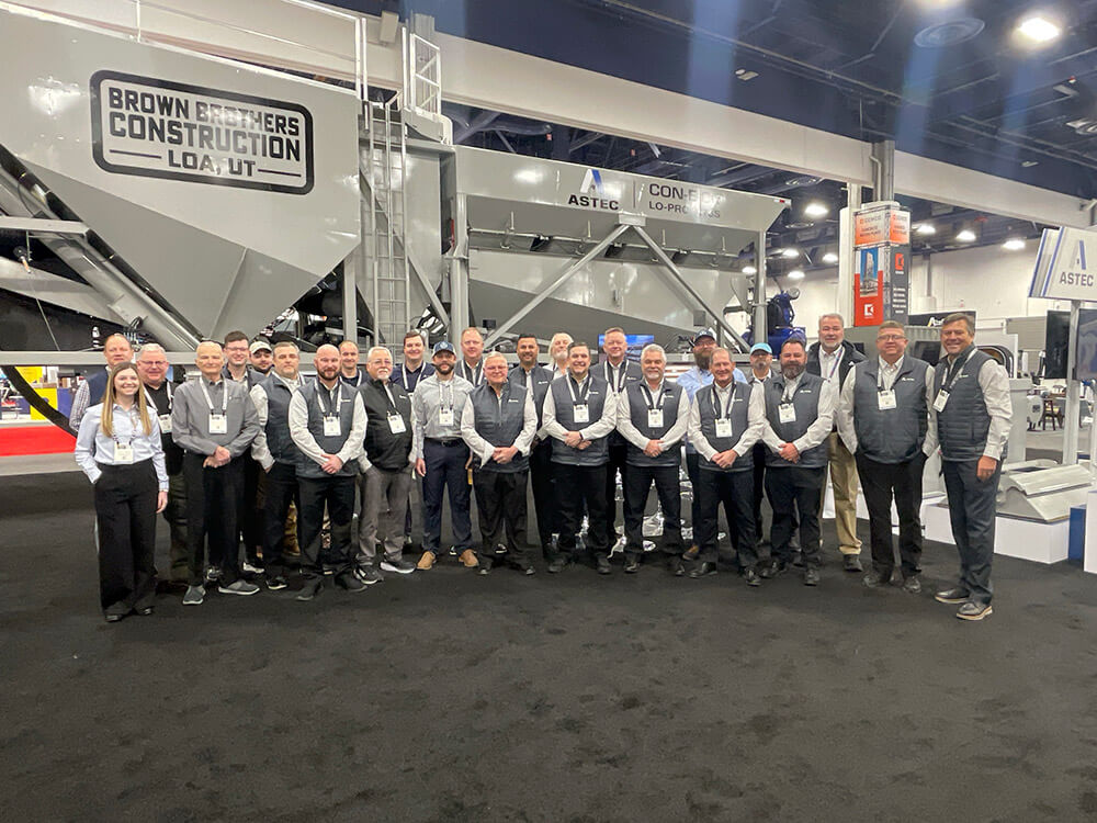 Astec at World of Concrete Sales Team
