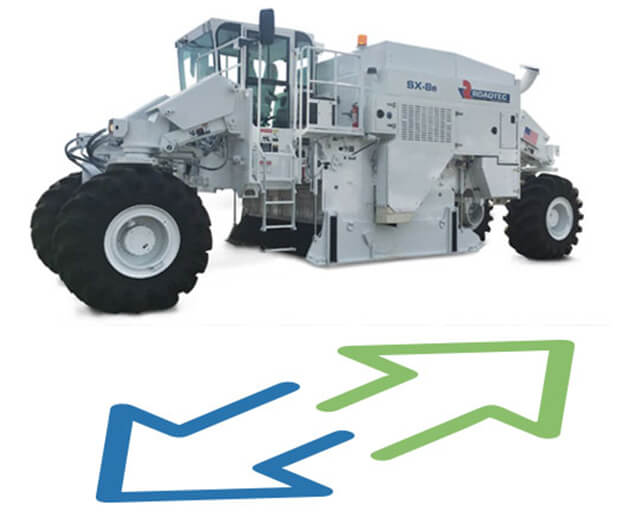 Roadtec Stabilizer/Reclaimer Bi-directional Travel
